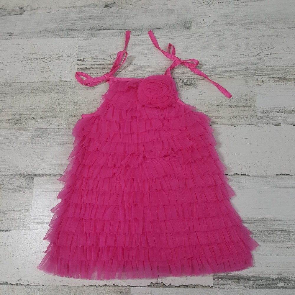 Mud Pie Frilly Dress Pink Size 2T New with Tags
